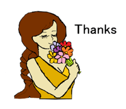 Childhood friends, mammoth and caveboy. sticker #3194203