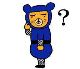 Ninja Kuma-zou sticker #3194336