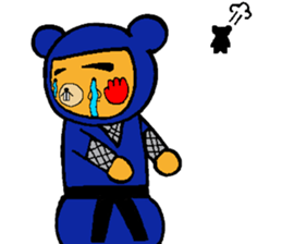 Ninja Kuma-zou sticker #3194341