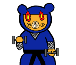 Ninja Kuma-zou sticker #3194343