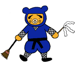 Ninja Kuma-zou sticker #3194350