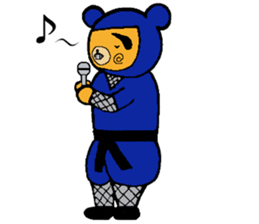 Ninja Kuma-zou sticker #3194364
