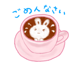 Latte art and sweets sticker #3194382