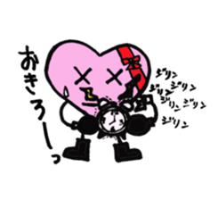 heart and heart sticker #3196455