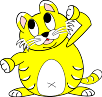 tiger or cat sticker #3197331