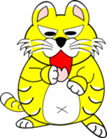 tiger or cat sticker #3197336