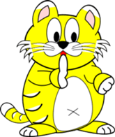 tiger or cat sticker #3197340