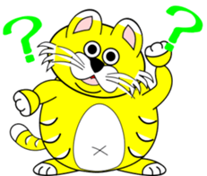 tiger or cat sticker #3197352