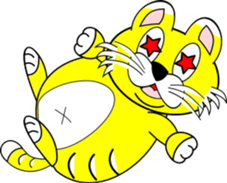 tiger or cat sticker #3197354