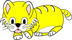 tiger or cat sticker #3197358