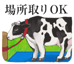 Farm animals enjoy all season events! sticker #3197468