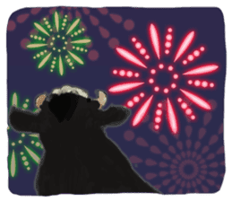 Farm animals enjoy all season events! sticker #3197476