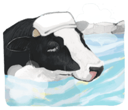 Farm animals enjoy all season events! sticker #3197480