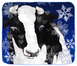 Farm animals enjoy all season events! sticker #3197485