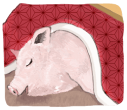 Farm animals enjoy all season events! sticker #3197488