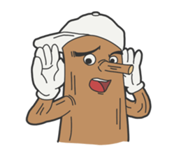 Funny wood "PACO" sticker #3197548