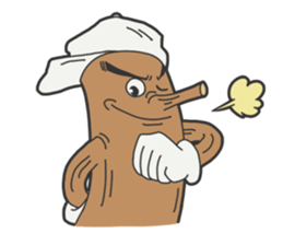 Funny wood "PACO" sticker #3197550