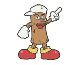 Funny wood "PACO" sticker #3197551