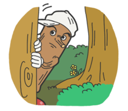 Funny wood "PACO" sticker #3197556