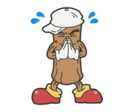 Funny wood "PACO" sticker #3197560