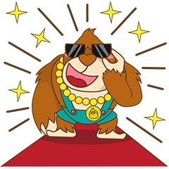 Goola, the funny big gorilla