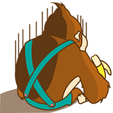 Goola, the funny big gorilla sticker #3197614