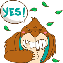 Goola, the funny big gorilla sticker #3197621