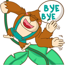 Goola, the funny big gorilla sticker #3197631