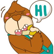 Goola, the funny big gorilla sticker #3197633