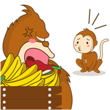 Goola, the funny big gorilla sticker #3197634