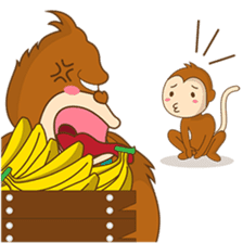 Goola, the funny big gorilla sticker #3197634