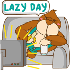 Goola, the funny big gorilla sticker #3197638