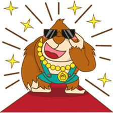 Goola, the funny big gorilla sticker #3197644
