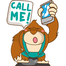 Goola, the funny big gorilla sticker #3197645