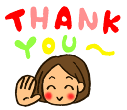 MIYO-chan for ordinary conversation sticker #3197692