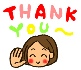 MIYO-chan for ordinary conversation sticker #3197692