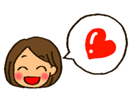 MIYO-chan for ordinary conversation sticker #3197694