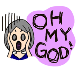 MIYO-chan for ordinary conversation sticker #3197707