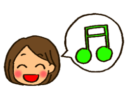 MIYO-chan for ordinary conversation sticker #3197712