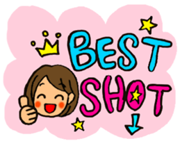 MIYO-chan for ordinary conversation sticker #3197721