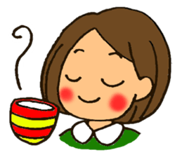 MIYO-chan for ordinary conversation sticker #3197728