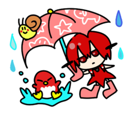 Cute android girl, hi-tan sticker #3198193