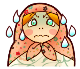 Matryoshka in Blue sticker #3198455