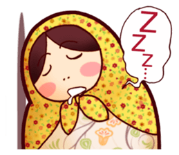 Matryoshka in Blue sticker #3198462