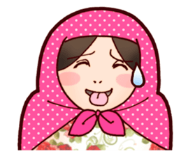 Matryoshka in Blue sticker #3198463