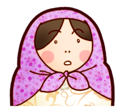 Matryoshka in Blue sticker #3198467