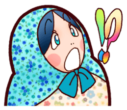 Matryoshka in Blue sticker #3198470
