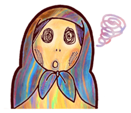 Matryoshka in Blue sticker #3198473