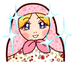 Matryoshka in Blue sticker #3198479