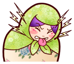 Matryoshka in Blue sticker #3198484